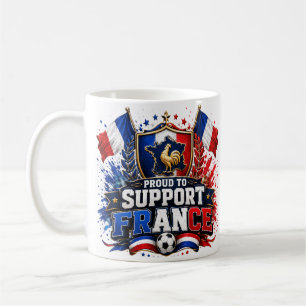 Mug FIER DE SOUTENIR L'équipe de France 2026 Football