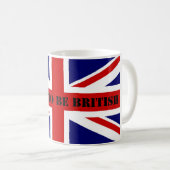 Mug Fier d'être britannique (Devant droit)