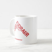 Mug Fier d'être des marchandises de campagne de (Devant gauche)