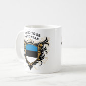 Mug Fier d'être estonien (Devant gauche)