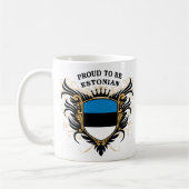 Mug Fier d'être estonien (Gauche)