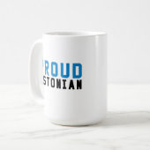 Mug Fier d'être estonien (Devant gauche)