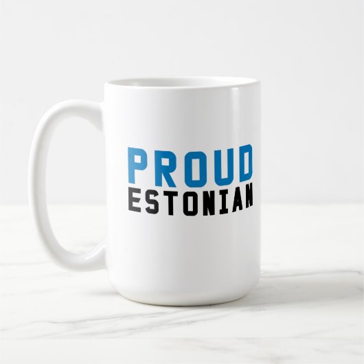 Mug Fier d'être estonien (Gauche)