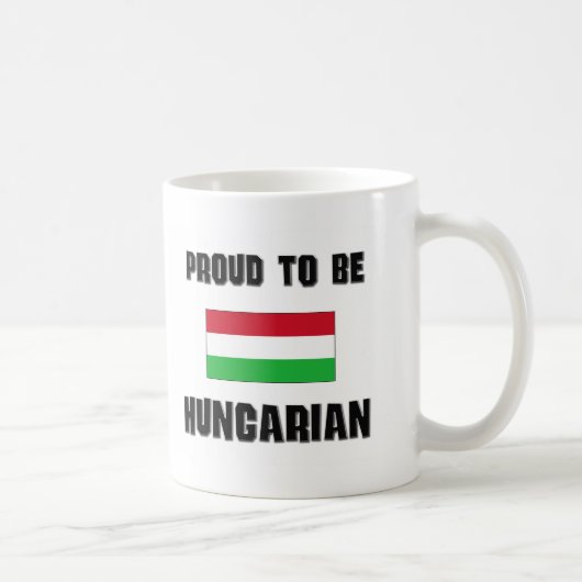 Mug Fier d'être HONGROIS (Droite)