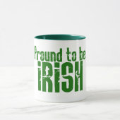 Mug Fier d'être irlandais (Centre)