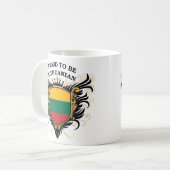 Mug Fier d'être lithuanien (Devant gauche)