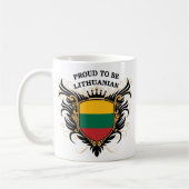 Mug Fier d'être lithuanien (Gauche)