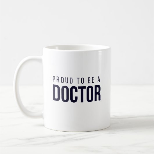 Mug Fier d'être médecin (Gauche)