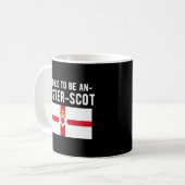 Mug Fier D'Être Un Drapeau Ulster-Écossais D'Irlande D (Devant gauche)