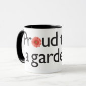 Mug Fier d'être un jardinier (Devant gauche)