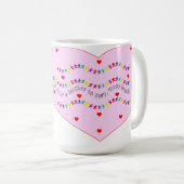 Mug Fier d'être un professeur à beaucoup de beaux (Devant droit)