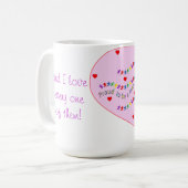 Mug Fier d'être un professeur à beaucoup de beaux (Devant gauche)