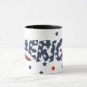 Mug Fier drapeau américain et drapeau américain (Centre)