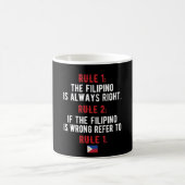 Mug Fier drapeau philippin des Philippines Roots (Centre)
