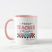 Mug Fier enseignant de l'amour Saint Valentin rose (Gauche)