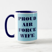 Mug Fier épouse de la Force aérienne (Gauche)