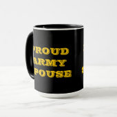 Mug Fier Épouse De L'Armée (Devant gauche)