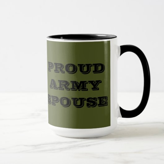 Mug Fier Épouse De L'Armée (Droite)