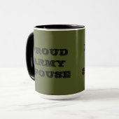 Mug Fier Épouse De L'Armée (Devant gauche)