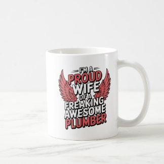 Mug "Fier épouse d'un plombier" Idée cadeau unique