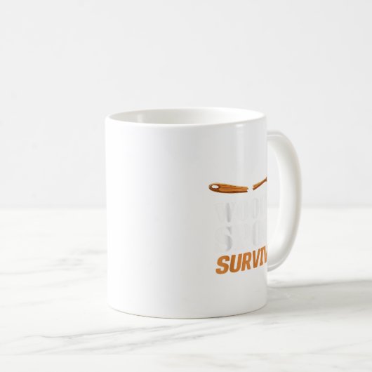 Mug Fier Fier Fils En Bois Survivant Hommes Femmes Enf (Devant droit)