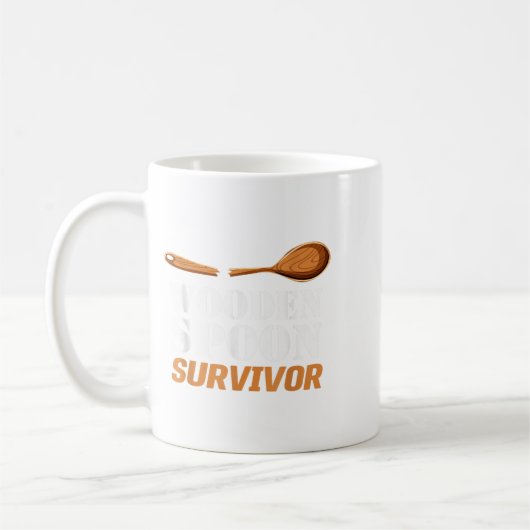 Mug Fier Fier Fils En Bois Survivant Hommes Femmes Enf (Gauche)
