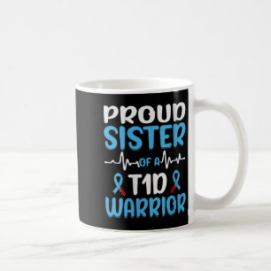 Mug Fier Fier Soeur D'Un Guerrier T1D À Col V