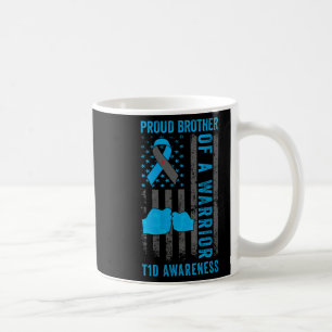 Mug Fier Frère D'Un Guerrier T1D Type 1 Diabe