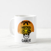 MUG FIER GAMER - HALLOWEEN JEU NERD (Devant gauche)