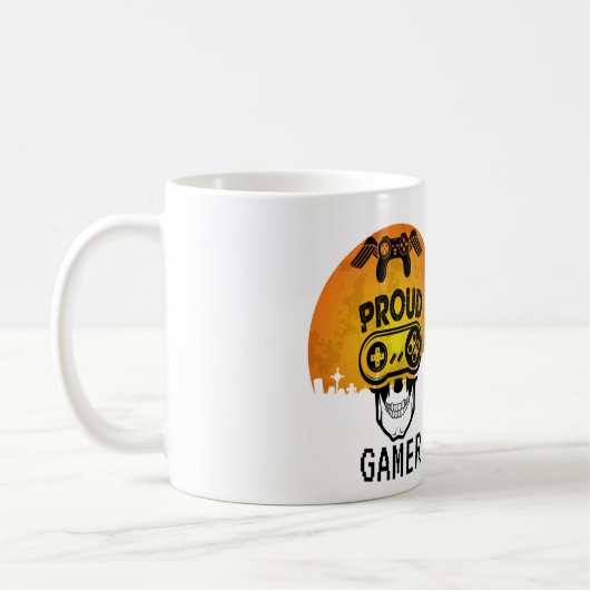 MUG FIER GAMER - HALLOWEEN JEU NERD (Gauche)