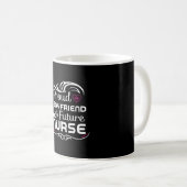 Mug Fier Garçon D'Une Future Infirmière Infirmière De (Devant droit)