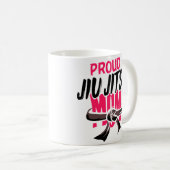 Mug Fier Jiu Jitsu Maman BJJ Martial Arts (Devant droit)