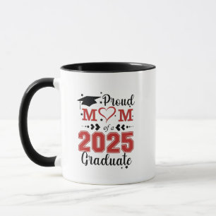 Mug Fier Maman de 2025 Graduate Graduation Mother Day