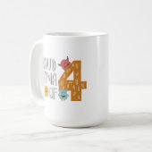 Mug Fier maman des quatre (Devant gauche)