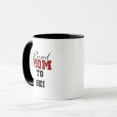 Mug Fier maman d'être des tee-shirts et des cadeaux (Devant gauche)
