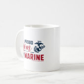Mug Fier maman d'un marin - Couleur (Devant gauche)