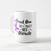Mug Fier maman d'un miracle NICU (Devant gauche)