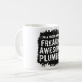 Mug Fier maman d'un plombier génial (Devant gauche)