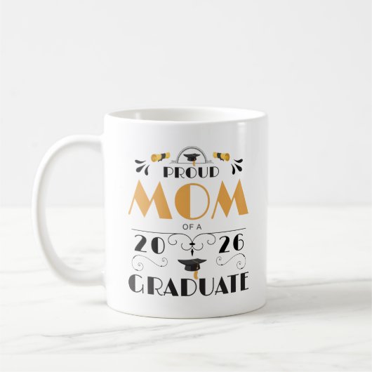 Mug Fier Maman D'Une Classe Supérieure De 2026 De 2026 (Gauche)