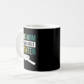 Mug Fier Maman D'Une Fille De Ceinture Noire 19 (Devant gauche)