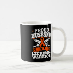 Mug Fier Mari D'Une Leucémie Guerrier Sensibilisation