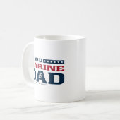 Mug Fier Marine Papa - Couleur (Devant gauche)