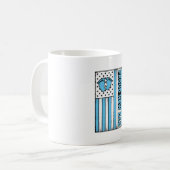 Mug Fier Nouveau Papa Pieds de Bébé Drapeau Vector Des (Devant gauche)