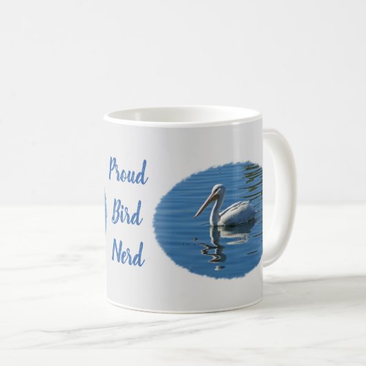 Mug Fier oiseau Nerd Pélican Birdwatcher Birder (Devant droit)