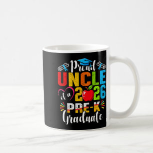 Mug Fier oncle d'un diplômé de pré-maternelle 2026 pou
