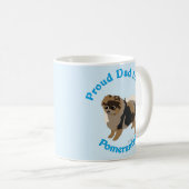 Mug Fier papa à mon Poméranien (Devant droit)