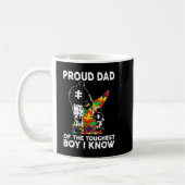 Mug Fier Papa Du Garçon Le Plus Touché Que Je Connais (Gauche)
