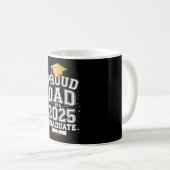 Mug Fier Papa D'Un Diplôme Familial De 2025 (Devant droit)