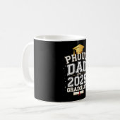 Mug Fier Papa D'Un Diplôme Familial De 2025 (Devant gauche)