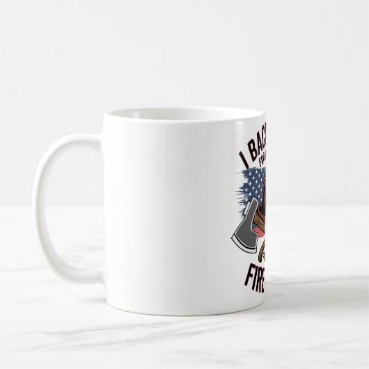 Mug Fier papa d'un pompier (Gauche)